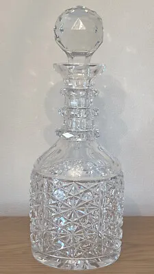 Buy Vintage Glass Decanter Hand Cut Crystal • 30£