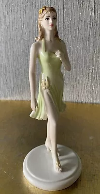 Buy Coalport China Lady Figure Doll Birthstone August Peridot   Perfect Condition • 24.99£