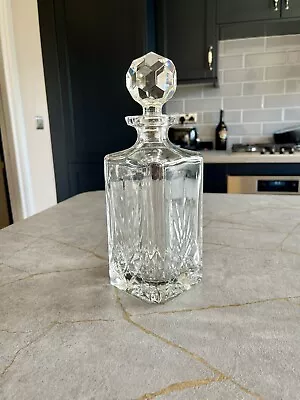 Buy Lead Cut Glass Crystal Decanter Excellent Condition • 27.99£