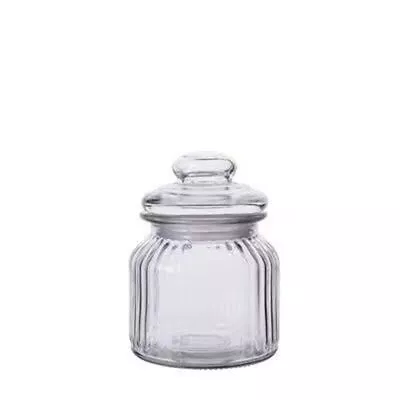 Buy Airtight Tea Leaf Jar Glass Cereals Bottles  Kitchen Organizer • 10.02£
