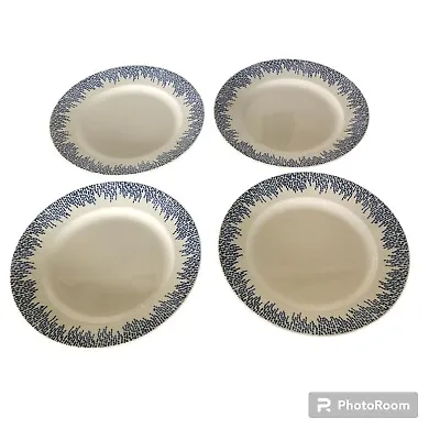 Buy Martha Stewart Stockholm Porcelain 11 3/8  Dinner Plates Set Of 4 Dinnerware • 57.83£