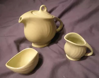 Buy Vintage Art Deco Shorter & Son Staffordshire Teapot / Milk Jug / Sugar Bowl Set • 9.99£