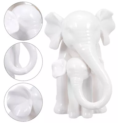 Buy  Elephant Tabletop Adornment Mother And Child Ornaments Household • 29.88£