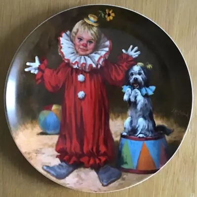 Buy Vintage Tommy The Clown  McClelland Childrens Circus Plate - Box + Cert Knowles • 5£