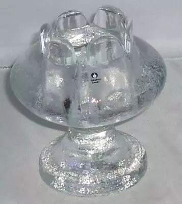 Buy Stunning Vintage Retro Steffan Gellerstedt Art Glass Tealight Candle Holder • 24.99£