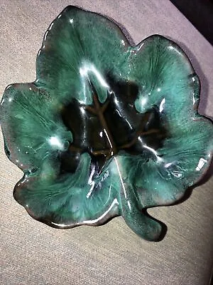 Buy Blue Mountain Pottery Maple Leaf Trinket Dish Canada • 20£