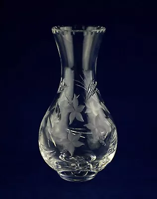Buy Royal Doulton Crystal “STAR JASMINE” Small Bud Vase - 16.8cms (6-5/8 ) Tall • 24.50£