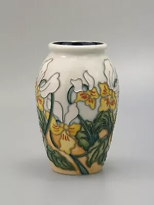 Buy Moorcroft Pottery Vase Seaside Pansy By Kerry Goodwin Numbered Edition • 165£