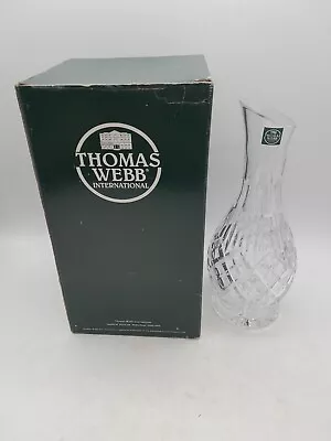 Buy Thomas Webb Lead Crystal Vase In Box • 12£