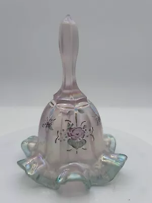 Buy Fenton Glass Designer Bell - Rose Court Sea Mist Crest - Signed Limited Edition • 60.35£