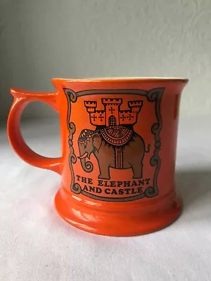Buy Rare Vintage CARLTON WARE Retro Mug Tankard  THE ELEPHANT & CASTLE  • 8.99£