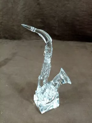 Buy Saxophone Paperweight Glass Saxophone Shaped 18.5cm Approx • 15£