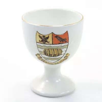 Buy Vintage Carlton Egg Cup Crested Miniature Ware Seaton Devon Antique #128 • 4.31£