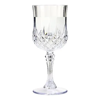 Buy 24 X Outdoor Camping Picnic BBQ Party Crystal Effect Wine Drinks Glasses • 31.95£