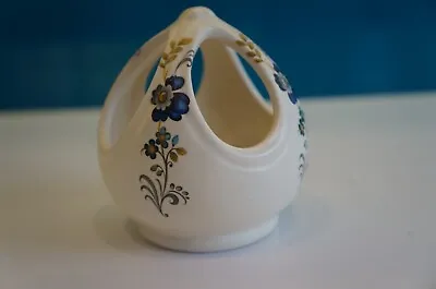Buy Purbeck Ceramics Swanage Pot Pourri, Posy Bowl, Cream With Blue Floral Design • 5.75£