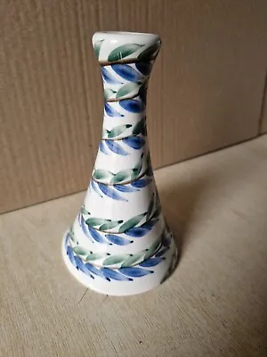 Buy Vintage Jersey Pottery Ceramic Bell 15.5cm Tall, Cream With Leaf Pattern  • 13£
