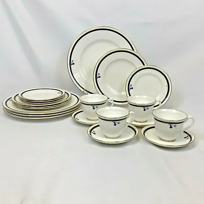 Buy 20 Pc Set Signature Royal Worcester 4 Five Pc Place Settings Dinner Salad Bread • 94.38£