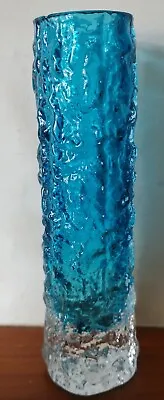 Buy Kingfisher Blue Vase 1970s Vintage Designed By Geoffrey Baxter • 25.25£