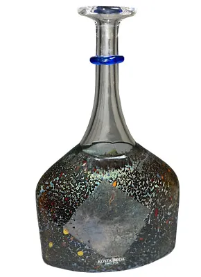 Buy Kosta Boda Sweden Bertil Vallien Art Glass Satellite Bottle Vase 7” EUC Perfect • 94.95£