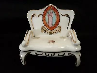 Buy Crested China - ST HILDA WHITBY ABBEY Crest - Settee - Unmarked. • 5£