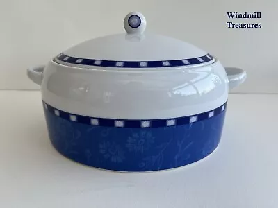 Buy Wedgwood Meridian Blue White Tureen And Lid - Fantastic Condition • 17.99£
