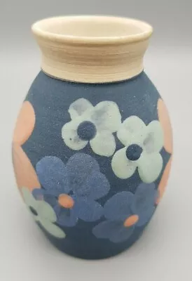 Buy Vintage MILTON POTTERY Scottish Stoneware Vase, Hand Painted 9 Cm. • 9.50£