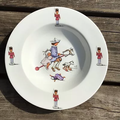 Buy Old Vintage Childs Nursery Rhyme Ware Ride A Cock Horse Wide Rim China Bowl • 15£