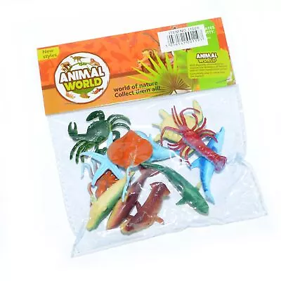 Buy 12 Plastic Ocean Animals Figures Sea Creatures Toys Party Bag Fillers Loot Goody • 3.65£