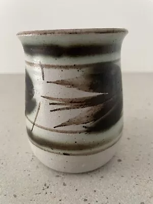 Buy Vintage Barbara Davidson Scottish Studio Pottery Vase. 10 Cm High X 7 Cm Wide. • 20£
