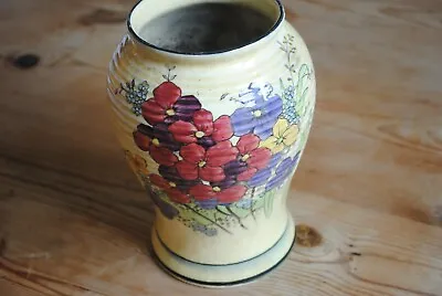 Buy Tuscan Decoro Pottery Floral Vase Art Deco • 16£