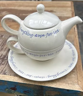 Buy Whittard Of Chelsea One Cup Teapot Everything Stops For Tea Wisdom In A Cup  • 5£