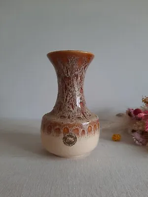 Buy Fosters Pottery Retro Vase Honeycomb Glaze Cornish Pottery Retro Homeware 1950s • 6.99£