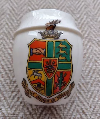 Buy Goss Crested China Lewes Itford Urn Crest Of Ancient Order Of Forresters • 10£