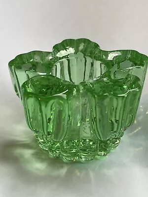 Buy Green Glass Candle Holder • 7.99£