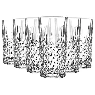 Buy 6x LAV Odin Highball Glasses Tall Glass Water Drinking Tumblers Set 356ml • 14£