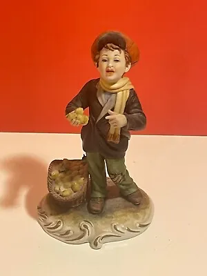 Buy Capodimonte Italian Vintage Boy Figure, Signed, Decorative • 25.99£