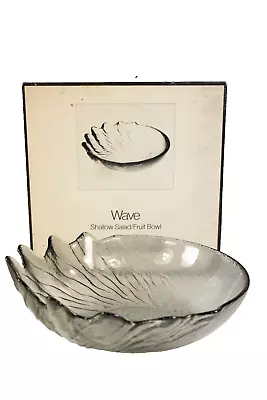Buy Wedgwood Crystal Glass Anita Harris Fruit Salad Wave Bowl • 60£