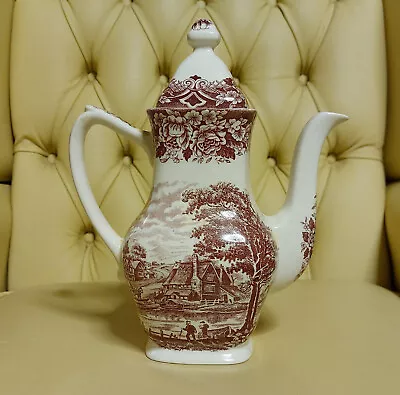 Buy Vintage Grindley Homeland Pink Pattern Coffeepot Teapot • 28£