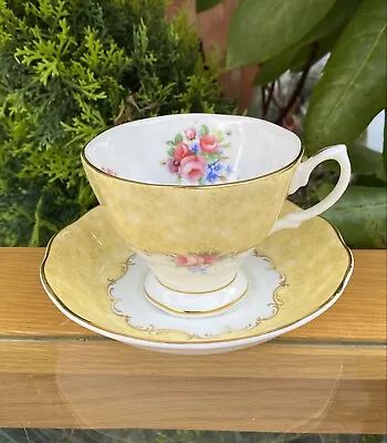 Buy Royal Albert 100 Years 1990 Bouquet Tea Cup & Saucer - Brand New 1st Quality • 34.99£