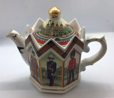 Buy James Sadler England  The Tower Of London  Teapot Lidded 1980's Bone China • 33.12£