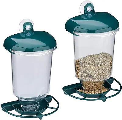 Buy Wild Bird Feeder Garden Glass Window Hanging Suction Cup Automatic Seeds Feed • 5.99£