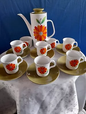 Buy Studio Pottery By J,G Meaking Coffee Set Of 6 • 25£