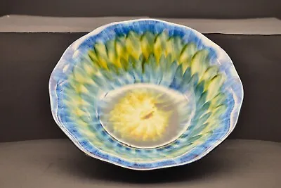 Buy Vintage ~ Porthmadog Studio Pottery ~ Sunflower Fruit Bowl ~ By  A.williams • 40£