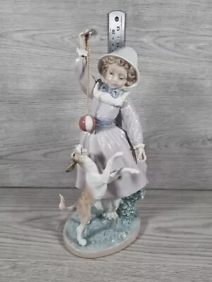 Buy Attractive Collectable Lladro Spain Figure - 5078 Teasing The Dog • 81.99£