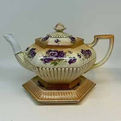 Buy Antique TEAPOT S Johnson Burslem Britannia Pottery 1916-1931 • 12.99£