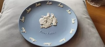 Buy Wedgwood Blue Jasperware Peter Rabbit Collectable Plate Made In England  • 20£