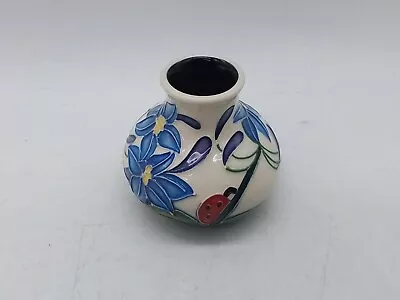 Buy Moorcroft Fly Away Home 5.5cm Miniature Vase By Rachel Bishop 2005 Ladybird • 30£