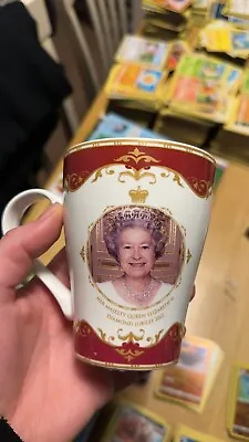 Buy ROYAL CREST Fine China Queen Elizabeth II Diamond Jubilee 2012 Commemorative Mug • 6£