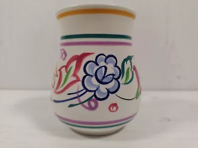 Buy Vintage Small Poole England Pottery Small Floral Vase 8 Cm • 20£