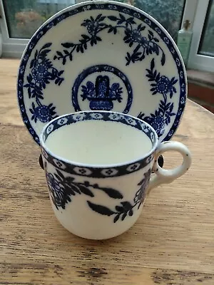 Buy Sutherland Cup And Saucer Blue White Pattern Vintage Antique • 6.50£